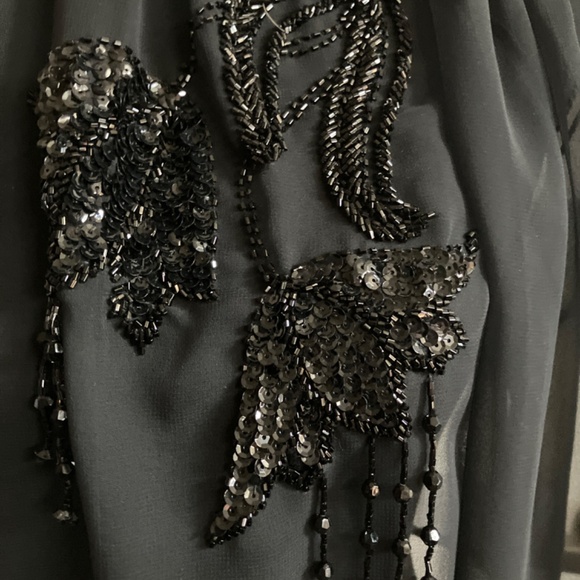 VINTAGE SHEER BEADED OVER JACKET - Picture 2 of 7